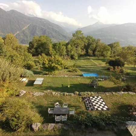 Vue Mt Blanc-grd Espace Vert-6 Pers דירה
