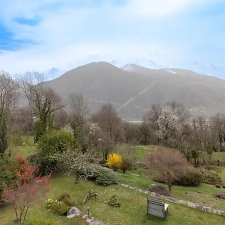 Vue Mt Blanc-grd Espace Vert-6 Pers דירה *